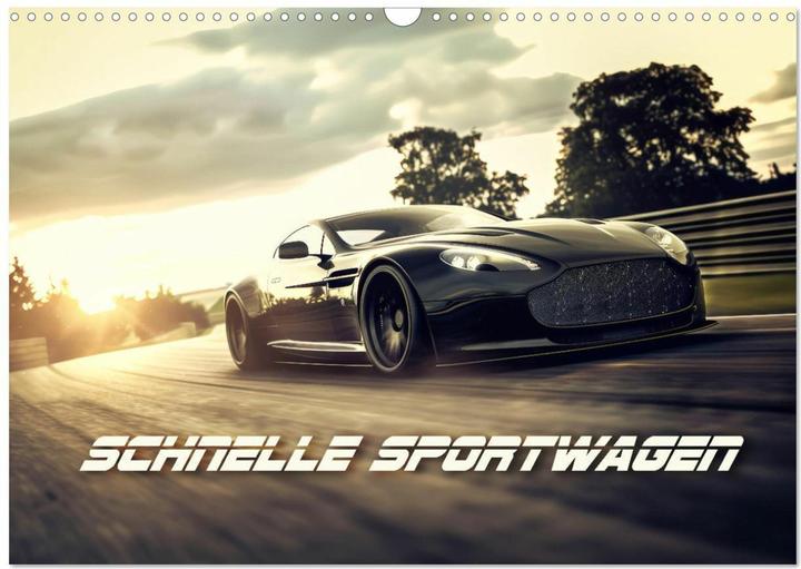Produktbild Schnelle Sportwagen (Wandkalender 2025 DIN A3 quer), Monatskalender (A3, Deutsch)