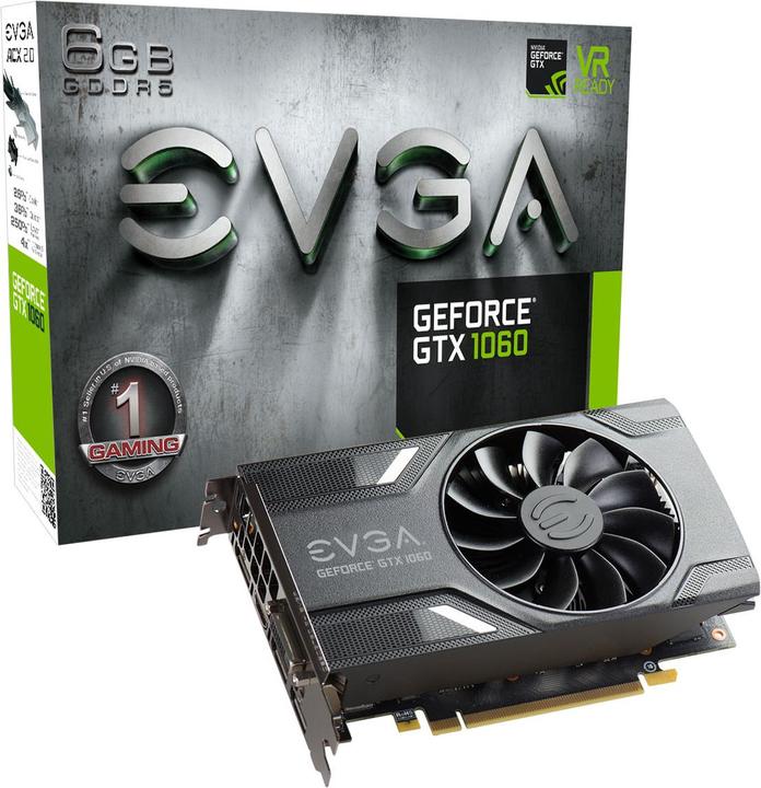 Actual product image EVGA GeForce GTX 1060 Gaming (6 GB)