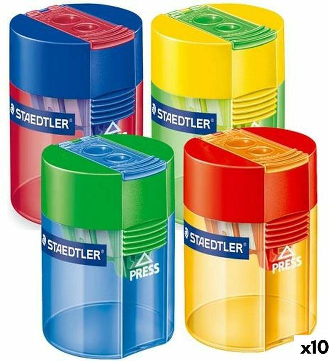 Actual product image Staedtler Spitzer Bunt Mit Reservoir Kunststoff (10 Stück)