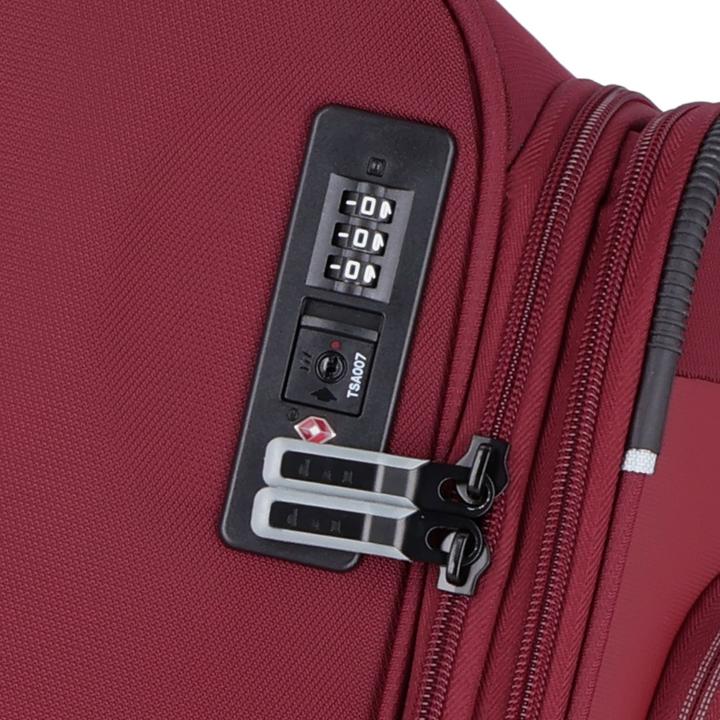 Produktbild D&N Travel Line 9504 4 Rollen Trolley L 76 cm mit Dehnfalte (102 l, L (90 - 115l))