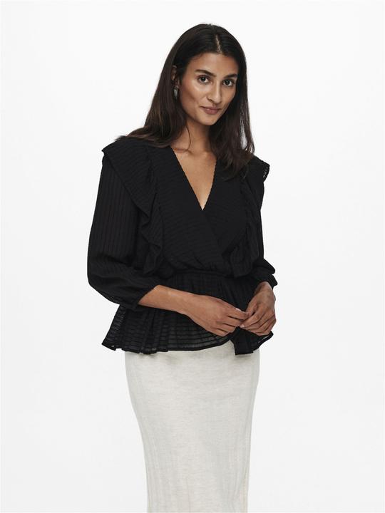 Actual product image Only Wrap ruffle top (M)