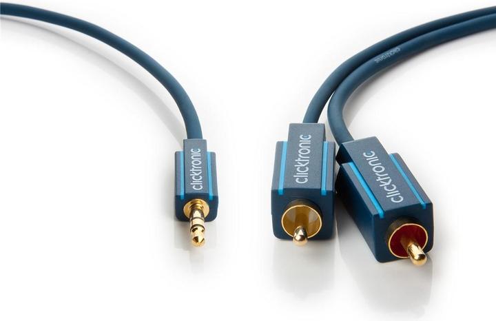 Image du produit Goobay Câble adaptateur MP3 (1 m, Jack 3,5 mm (AUX), RCA)