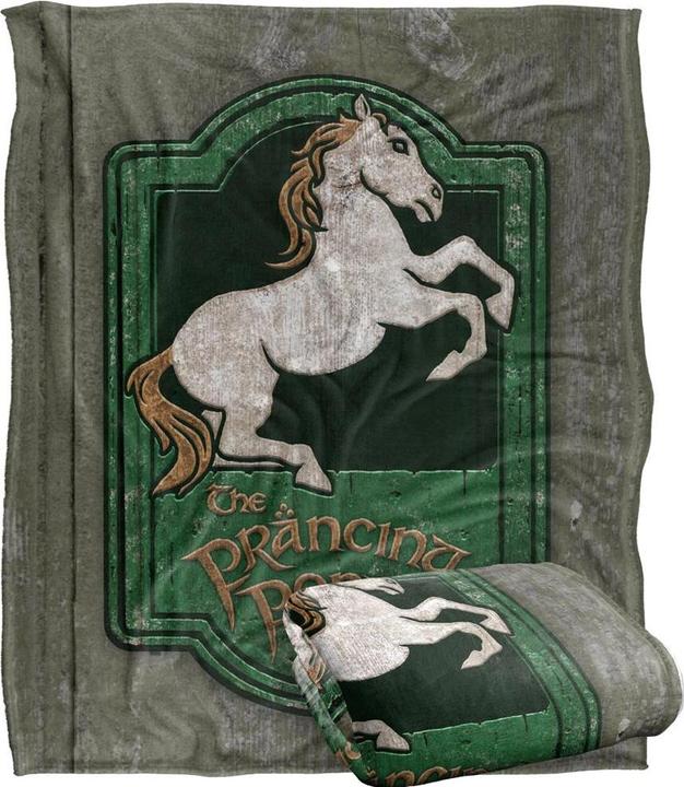 Produktbild Lord of the rings Decke Prancing Pony Schild (152 x 127 cm)