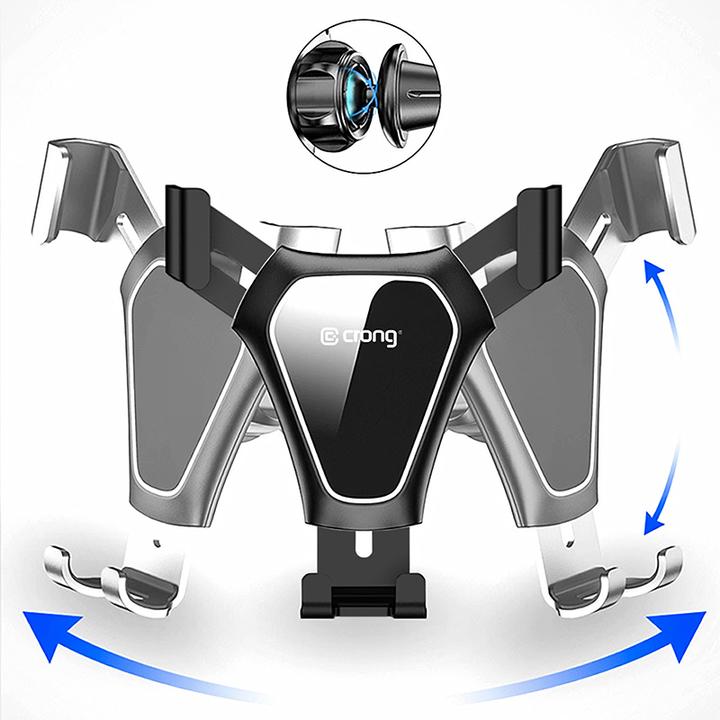 Immagine prodotto Crong Gravity Auto-Clip CRG-CH4-BLK Supporto per auto