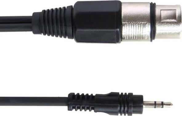 Produktbild keepdrum MC-008XJ 3m XLR Female - 3,5mm Miniklinke (3 m)