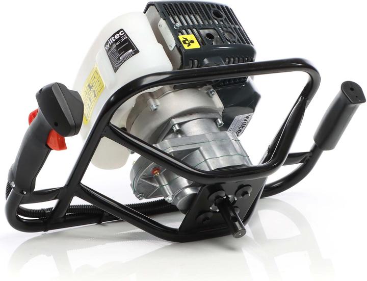 Produktbild Wiltec Erdlochbohrer 1,4kW 1,9PS 52ccm Benzin Erdbohrer Pfahlbohrer 2 Takt Motor