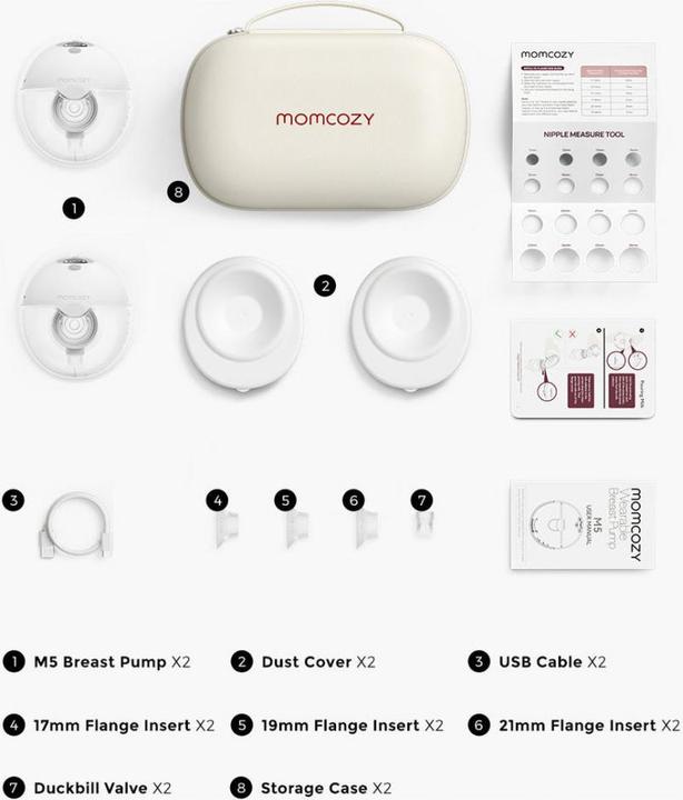 Produktbild Momcozy M5 BP078-GR00BA-A
