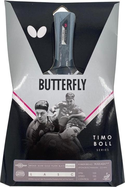 Produktbild Butterfly Timo Boll Titanium Ping Pong Bats SUN/25726