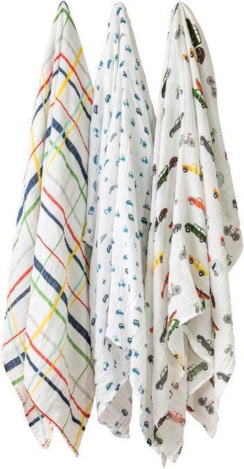 Immagine prodotto little unicorn Wrap 3 Pack (120 cm, 120 cm)