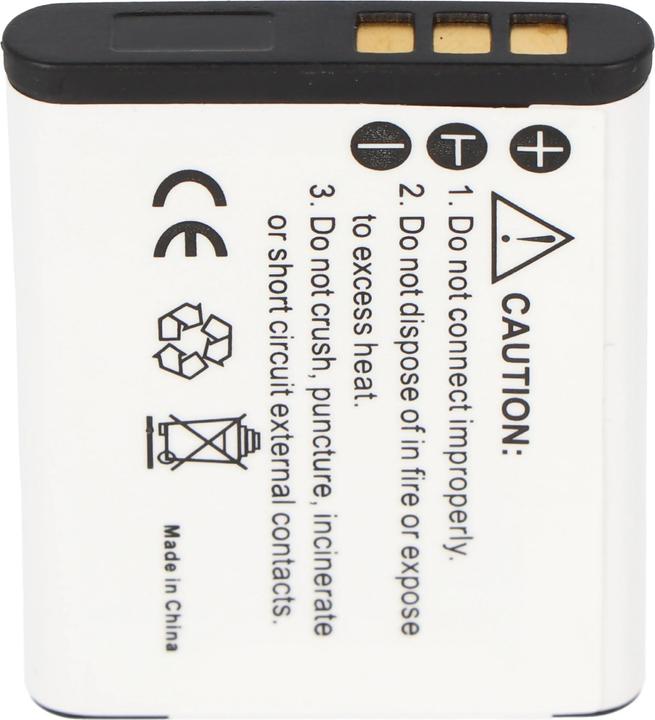 Actual product image Sanyo Akku DB-L80, DMX-CG10, VPC-CG10, VPC-X1200 (Camera battery)