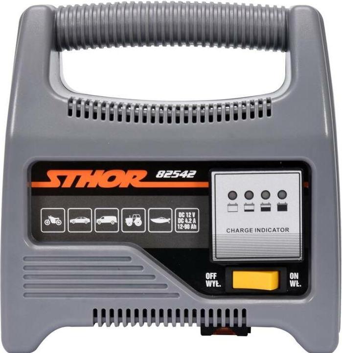 Immagine prodotto Toya STHOR Įkroviklis 12V 6A 90Ah LED (12V, 90 A)