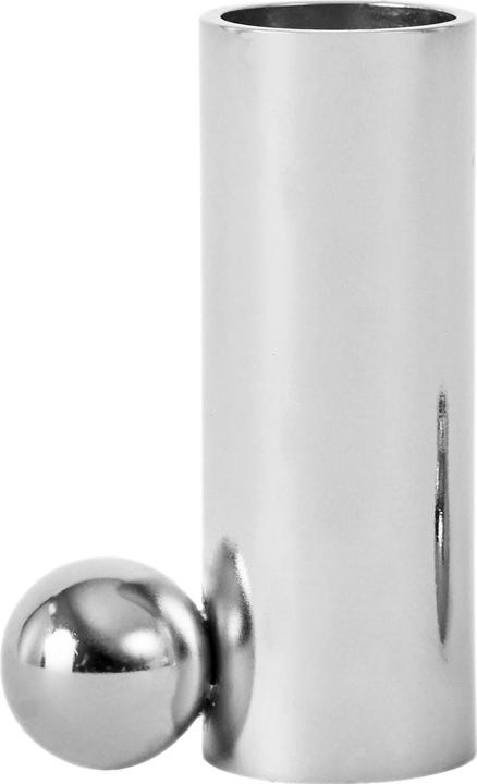 Image du produit Oyoy Bougeoir Palloa grand 7 cm, Argent (8 x 4 x 6,5 cm)