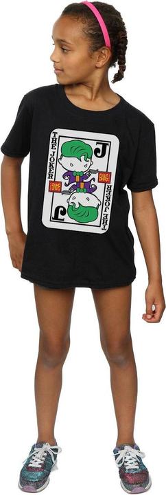 Produktbild Chibi Joker Playing Card TShirt Mädchen (128)