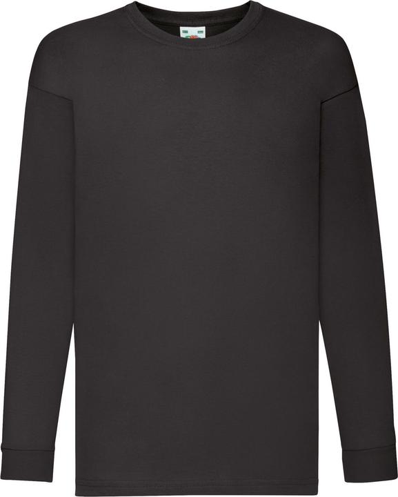 Actual product image Fruit of the Loom Childrens/Kids Value Long-Sleeved T-Shirt (116)