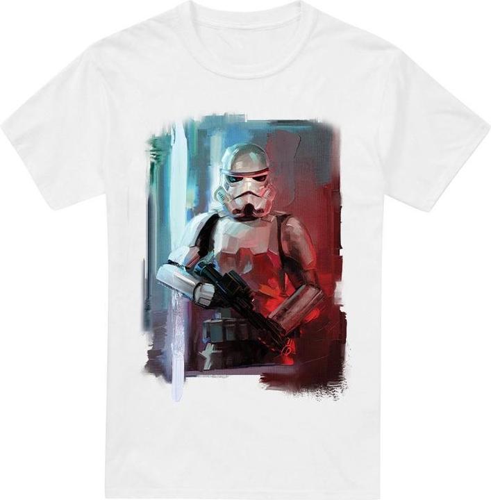 Actual product image Star Wars Mens Obi Wan Kenobi Painted T-Shirt (3XL)