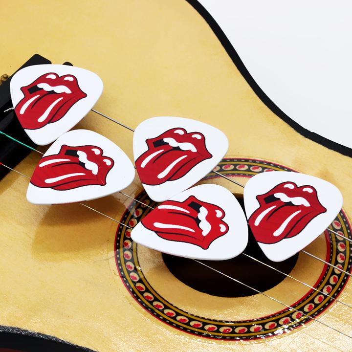 Image du produit JTI Médiators Rollingstones en pack de 10 - Accessoires Guitare (1 x, 0.71 mm)
