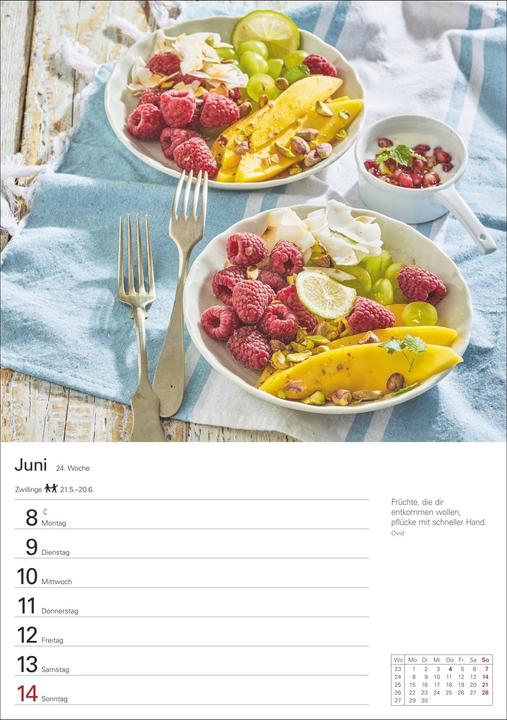 Actual product image Harenberg Küchenkalender Wochenplaner 2026 - 53 inspirierende Fotografien (German)