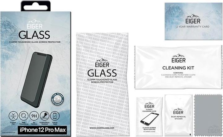 Image du produit Eiger Mountain Glass Clear (1 pièce(s), Apple iPhone 12 Pro Max)