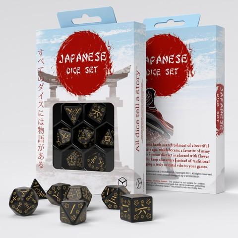 Actual product image Q Workshop SKAN4A - Japanese Würfelset: Deep Night Firefly