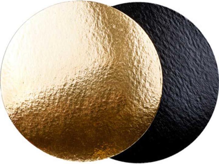 Produktbild miniSchoggi Tortenboden Gold Ø 24 cm