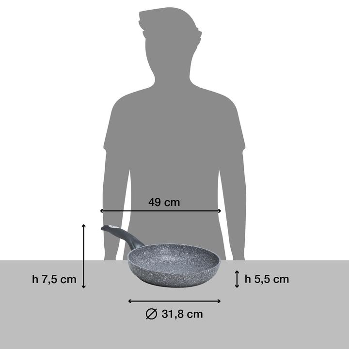 Produktbild Aeternum Madame Petravera 3.0 Ideale Bratpfanne für (30 cm, Pfannenset + Topfset, Aluminium)