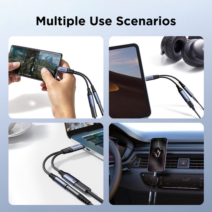 Image du produit Joyroom SY-C02 (USB Type C, USB Type C, Prise de 3,5 mm)