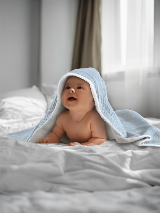 Image du produit Aspero 2x Baby Musselin Wickeltücher aus Bio-Baumwolle
