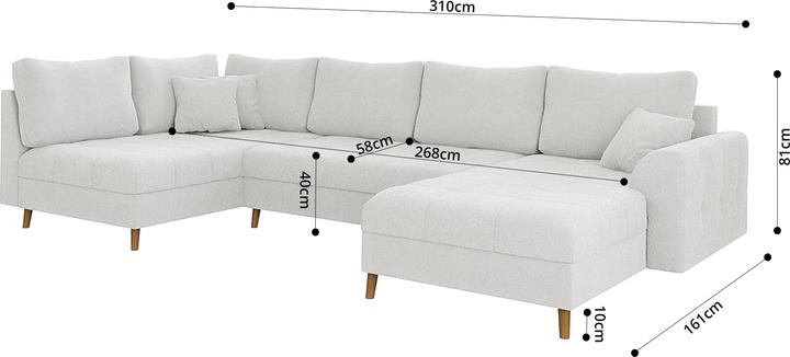 Actual product image Ropez Ariella (Sofa landscape)
