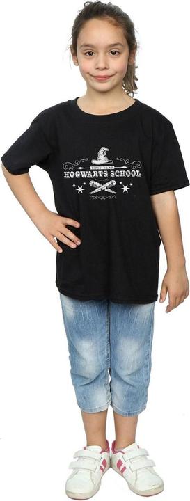 Actual product image Girls Hogwarts First Year Cotton T-Shirt (128)