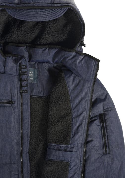 Image du produit Blend Boris Teddy Veste D'Hiver Avec Peau De Mouton Blouson D'Extérieur Pour Homme À Capuche (XXL)