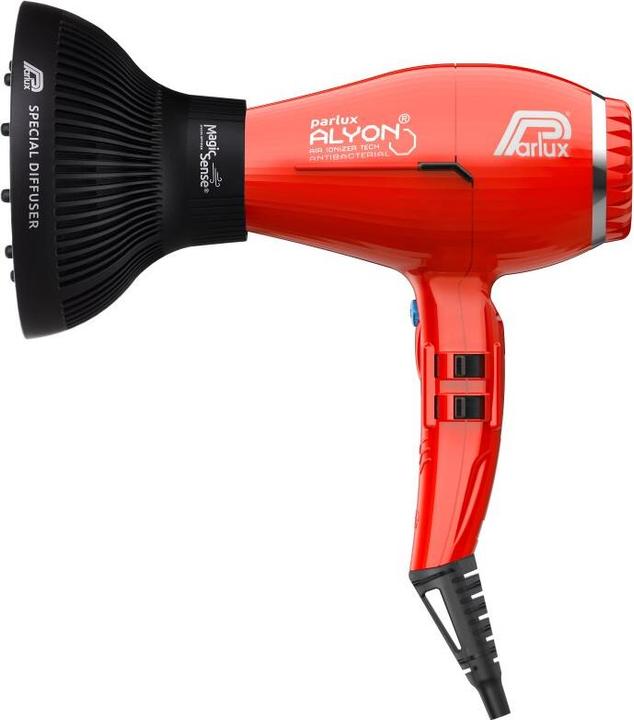 Parlux Hairdryer Alyon Ionic, red with Magic Sense