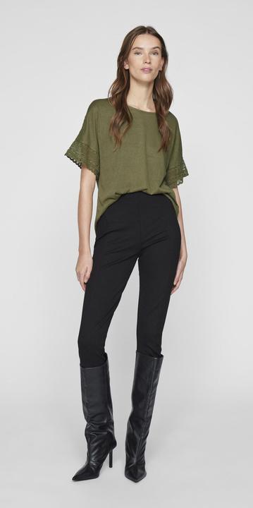Actual product image Vila Round neck top with short sleeves (XL)