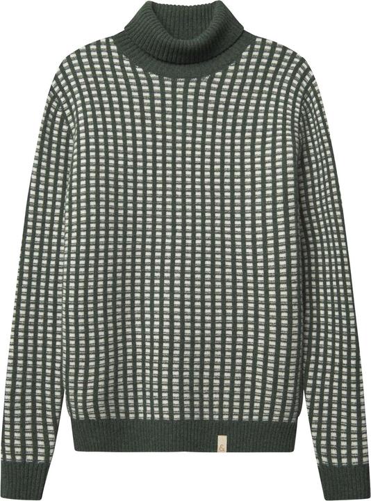 Colours & Sons Pullover Turtleneck Two Tone Intarsia