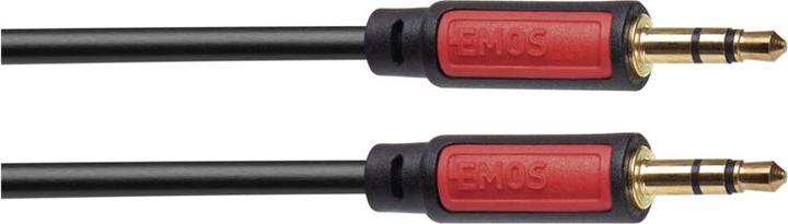 Produktbild Emos Klinkenkabel 3,5mm stereo, Stecker - 3,5mm Stecker, 3m (3 m)