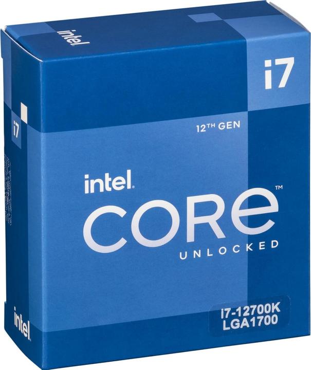 Intel Core i7-12700K (LGA 1700, 3.60 GHz, 12 -Core)
