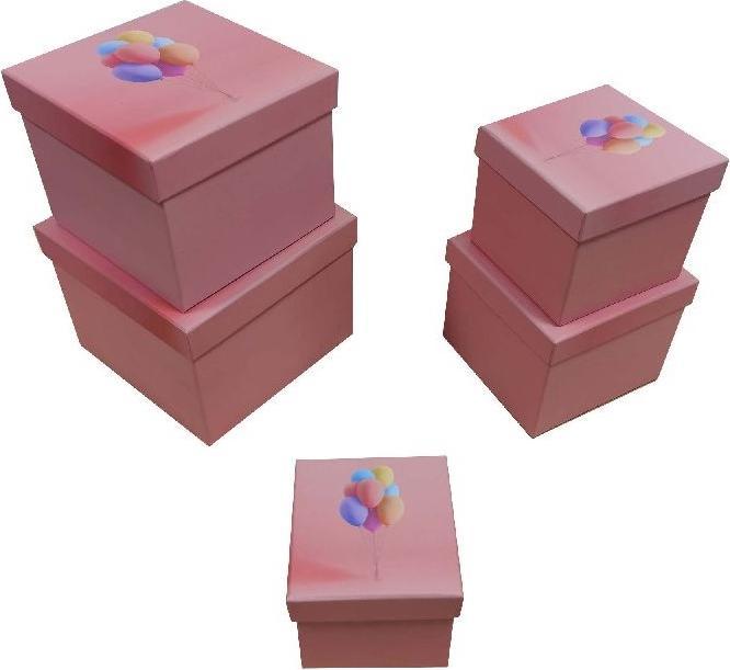 Actual product image PBS Austria Gift Box Set 5 Balloon Pink (Gift box, 5 x)