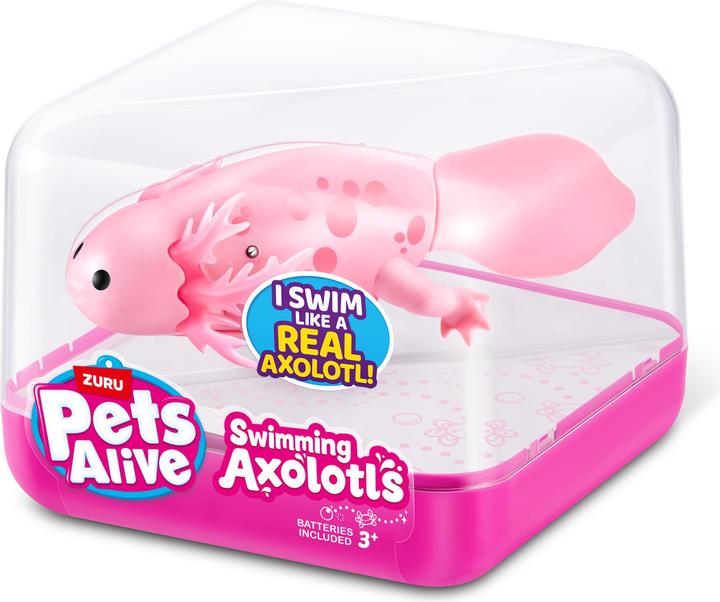 Productafbeelding Zuru HUISDIEREN LEVEND-WATER-GEACTIVEERD-ZWEMMEN AXOLOTL,S1,KUBUS,UQ,12PC