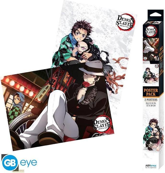 Actual product image GB Eye Demon Slayer Set 2 Chibi Posters Series 3 (52x38)