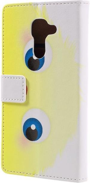 Actual product image MU Style Case leather with blue monster (DTEK60)
