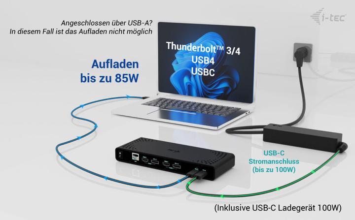 Immagine prodotto i-tec Doppio 4K (USB-C, 11 Porti)