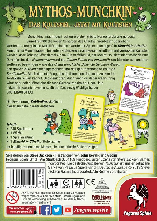 Produktbild Pegasus Munchkin Cthulhu 1+2 (Deutsch)
