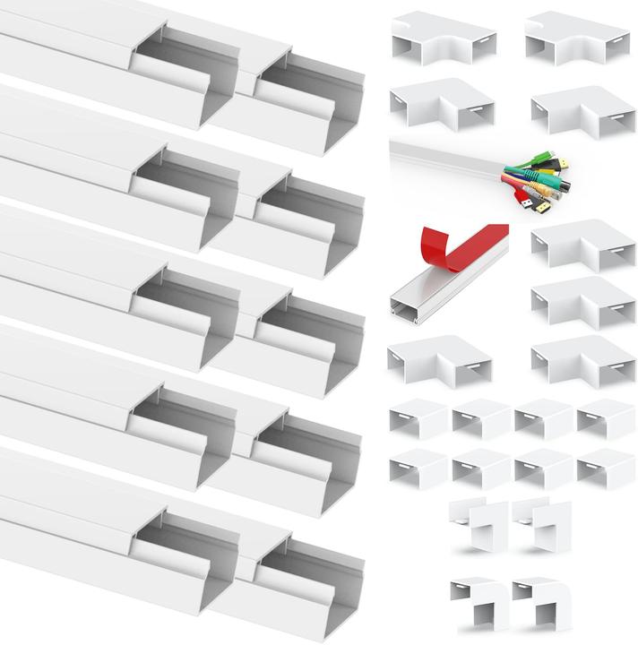 Image du produit Novidarte Kit de chemins de câbles en plastique (Conduit)
