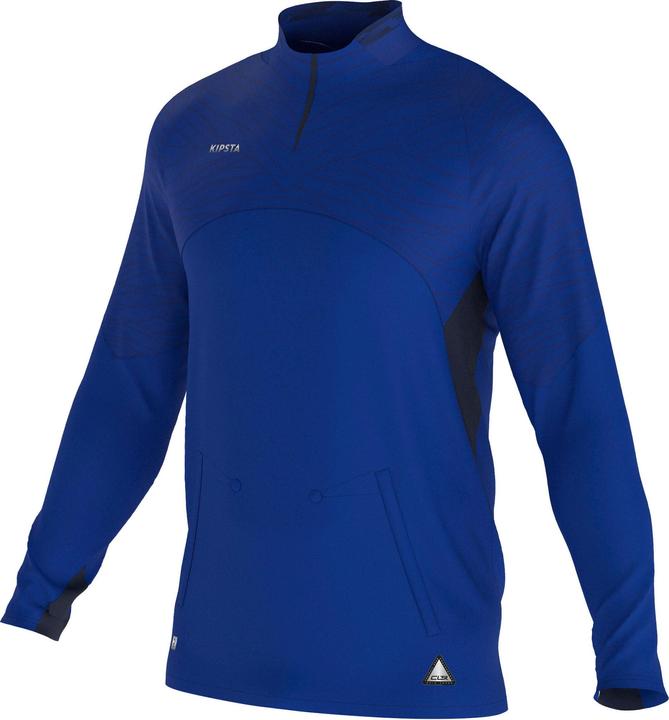 Kipsta Damen/Herren Fussball 1/2 Zip Sweatshirt - CLR blau