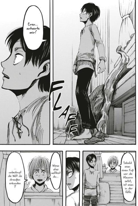 Produktbild Attack on Titan, Band 4 (Deutsch, Hajime Isayama, 2014)