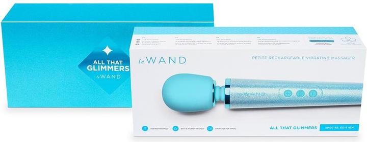 Image du produit Le Wand Petite All That Glimmers Massager Vibrant Rechargeable Bleu