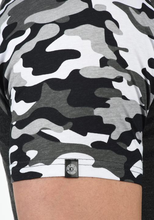 Immagine prodotto Solid Cahil T-Shirt Camouflage Maglietta A Manica Corta Da Uomo Con GiroCollo Con Stampa (L)