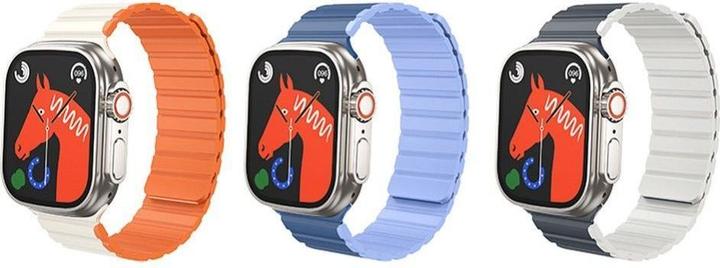 Produktbild Hoco Other strap for Apple Watch 38 / 40 / 41 mm AS102 dark blue with light blue (Silikon)