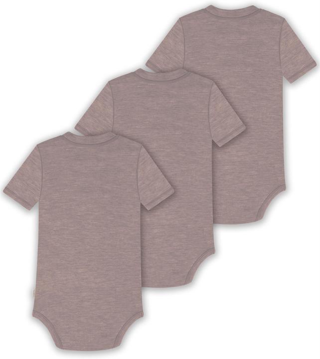 Actual product image Normani Set of 3 baby merino short-sleeved body "Tihoi" - 9315 (92)
