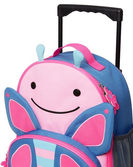 Actual product image Skiphop Zoo Rolling Luggage Butterfly (26 l, Hand luggage (up to 50 litres))