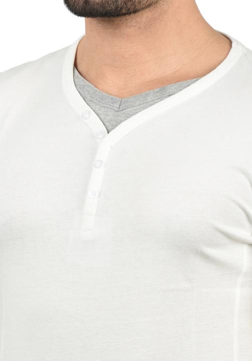 Immagine prodotto Solid Dorian T-Shirt A Maniche Corte Maglietta Da Uomo Con Collo Grandad (M)